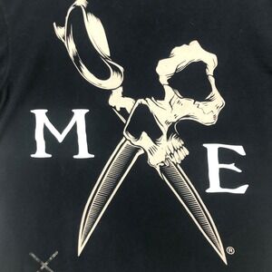 Marc Ecko Cut Sew T Shirt Skull Scythe Graphic Print XL Black Mens
